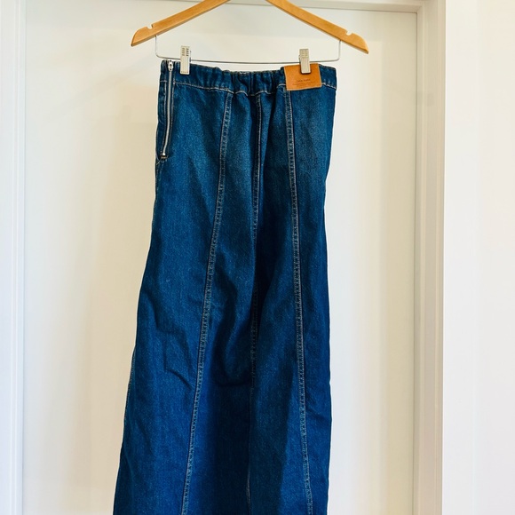 Zara Dark Blue Denim Skirt - Picture 1 of 1